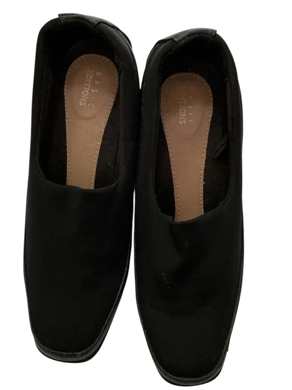 Women’s Black Slip-On Wedge Shoes